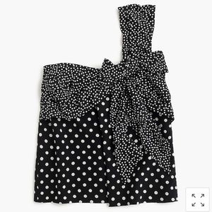Silk J.Crew Polka Dot Blouse